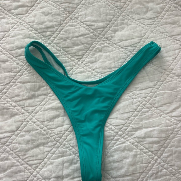 Teal boutine la Swimsuit Bottom - Picture 1 of 2
